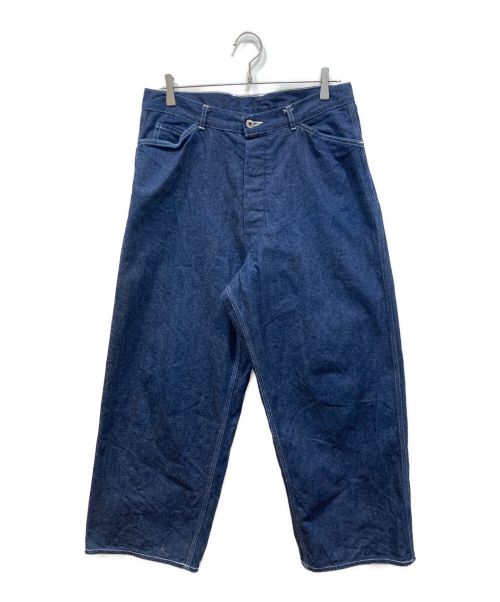 A.PRESSE（アプレッセ）A.PRESSE (アプレッセ) Military Denim Trousers インディゴ サイズ:3の古着・服飾アイテム