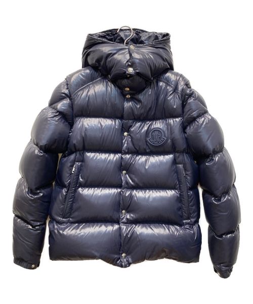 MONCLER（モンクレール）MONCLER (モンクレール) ARNOS 2WAY ダウンジャケット ネイビー サイズ:4の古着・服飾アイテム