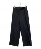 BEAUTY&YOUTHビューティーアンドユース）の古着「Brushed lining elastic back straight pants」｜ブラック