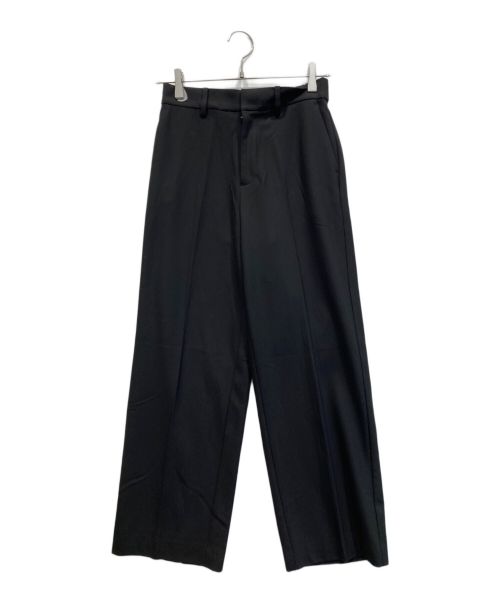 BEAUTY&YOUTH（ビューティーアンドユース）BEAUTY&YOUTH (ビューティーアンドユース) Brushed lining elastic back straight pants ブラック サイズ:Mの古着・服飾アイテム