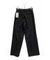 BEAUTY&YOUTH (ビューティーアンドユース) Brushed lining elastic back straight pants ブラック サイズ:M：5000円