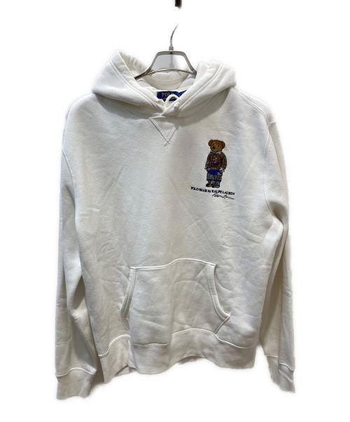 POLO RALPH LAUREN（ポロ・ラルフローレン）POLO RALPH LAUREN (ポロ・ラルフローレン) ポロベアパーカー ホワイト サイズ:Lの古着・服飾アイテム