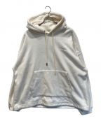 TIGHTBOOTH PRODUCTIONタイトブースプロダクション）の古着「FLEECE BIG LOGO HOODIE」｜ホワイト