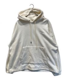 TIGHTBOOTH PRODUCTION（タイトブースプロダクション）の古着「FLEECE BIG LOGO HOODIE」｜ホワイト