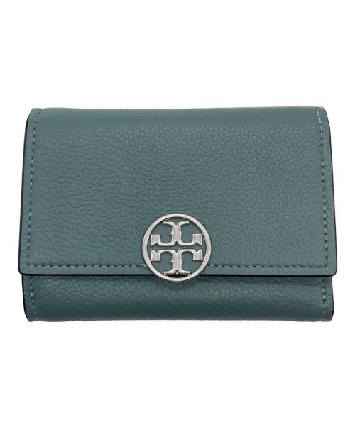 TORY BURCH（トリーバーチ）TORY BURCH (トリーバーチ) 3つ折り財布 グレーの古着・服飾アイテム