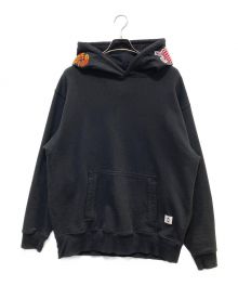 AVIREX×expansion（アヴィレックス×エクスパンション）の古着「ICON HOODIE SWEAT」｜ブラック