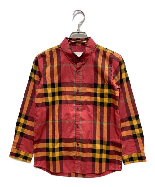 BURBERRY CHILDREN（バーバリー チルドレン）BURBERRY CHILDREN (バーバリー チルドレン) ノヴァチェックシャツ レッド×イエロー サイズ:140cmの古着・服飾アイテム