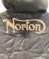 中古・古着 Norton (ノートン) バンダナ柄 ポリスウェード 中綿 ミリタリー ジャケット ブラック サイズ:XL 未使用品：8000円