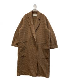 TODAYFUL（トゥデイフル）の古着「Over Check Coat」｜ブラウン