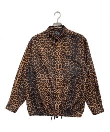 SCHOTT BROS.（ショットブロス）の古着「LEOPARD COACH SHIRT」｜ブラック×ベージュ