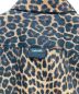 中古・古着 SCHOTT BROS. (ショットブロス) LEOPARD COACH SHIRT ブラック×ベージュ サイズ:M：5000円