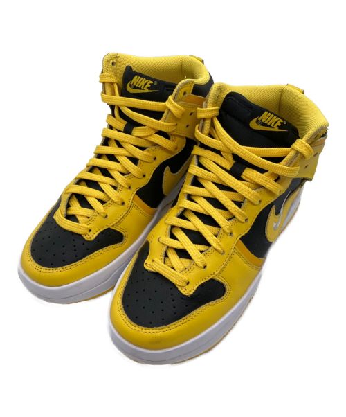 NIKE（ナイキ）NIKE (ナイキ) WMNS Dunk High UP イエロー×ブラック サイズ:24の古着・服飾アイテム