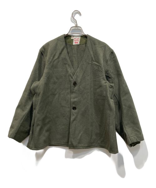 French Military（フレンチミリタリー）FRENCH MILITARY (フレンチミリタリー) ウールライナージャケット カーキ サイズ:304/65の古着・服飾アイテム