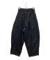 My Beautiful Landlet (マイビューティフルランドレット) SUPER 100s’ WOOL EASY WIDE PANTS ブラック：8000円