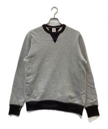 BARNS（バーンズ）の古着「両Vガゼット CREW NECK SWEAT」｜グレー