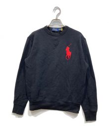 POLO RALPH LAUREN（ポロ・ラルフローレン）の古着「ビッグポニースウェット」｜ブラック