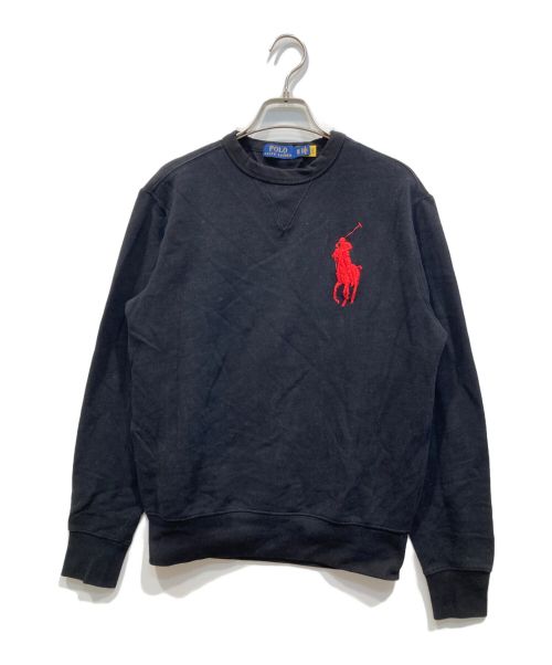 POLO RALPH LAUREN（ポロ・ラルフローレン）POLO RALPH LAUREN (ポロ・ラルフローレン) ビッグポニースウェット ブラック サイズ:XSの古着・服飾アイテム