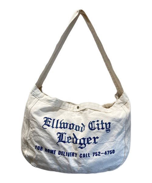 NO BRAND（ノーブランド）NO BRAND (ノーブランド) ellwood city ledger newspaper bag アイボリーの古着・服飾アイテム