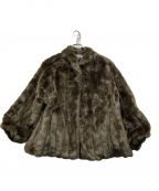 Mamuマム）の古着「Flare bear coat」｜グレー