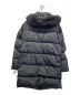 HERNO (ヘルノ) FOX FUR FOOD DOWN JACKET ブラック サイズ:38：40000円