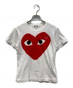 PLAY COMME des GARCONSプレイ コムデギャルソン）の古着「Tシャツ」｜ホワイト