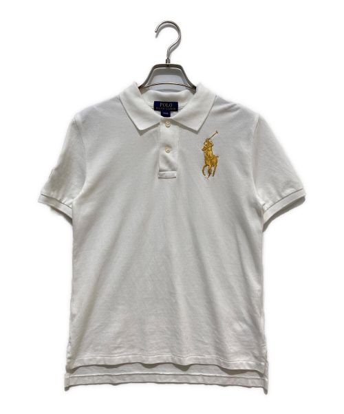 POLO RALPH LAUREN（ポロ・ラルフローレン）POLO RALPH LAUREN (ポロ・ラルフローレン) ポロシャツ ホワイト サイズ:Mの古着・服飾アイテム