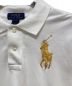 中古・古着 POLO RALPH LAUREN (ポロ・ラルフローレン) ポロシャツ ホワイト サイズ:M：2980円