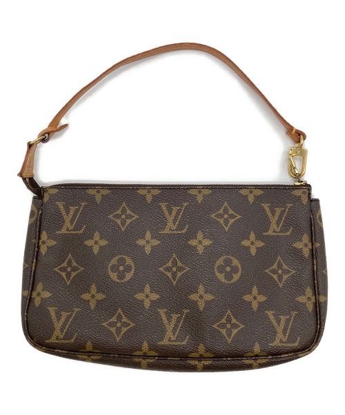 LOUIS VUITTON（ルイ ヴィトン）LOUIS VUITTON (ルイ ヴィトン) ポシェット ブラウン×ベージュの古着・服飾アイテム