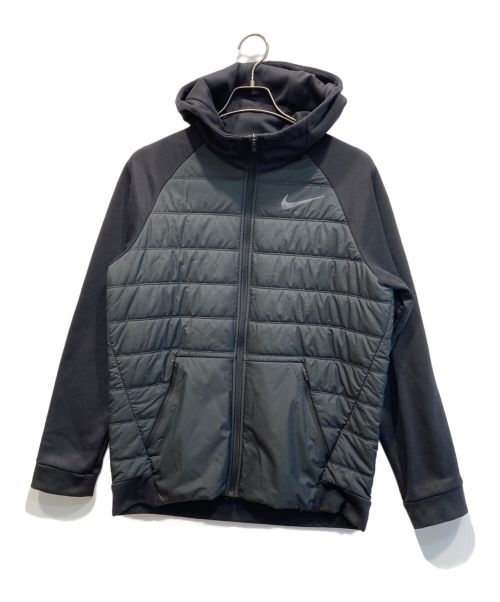 NIKE（ナイキ）NIKE (ナイキ) THERMA WNTRZD フルジップ フーディ ブラック サイズ:Lの古着・服飾アイテム