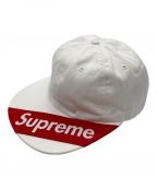 SUPREMEシュプリーム）の古着「Visor Label 6-Panel」｜ホワイト