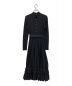 Her lip to (ハーリップトゥ) Pleated Wool-Blend Long Dress ブラック サイズ:S：8000円