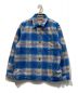 Supreme（シュプリーム）の古着「Lined Flannel Snap Shirt」｜ブルー×アイボリー