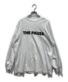 Whim Gazette（ウィムガゼット）の古着「THE PAUSEロングスリーブTシャツ」｜ホワイト