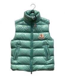 MONCLER×AWAKE（モンクレール×アウェイク）の古着「バックロゴシャイニーナイロンダウンベスト」｜スカイブルー