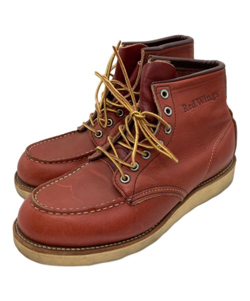 RED WING（レッドウィング）RED WING (レッドウィング) モカシン トゥ ブーツ ブラウン サイズ:8 2/1の古着・服飾アイテム