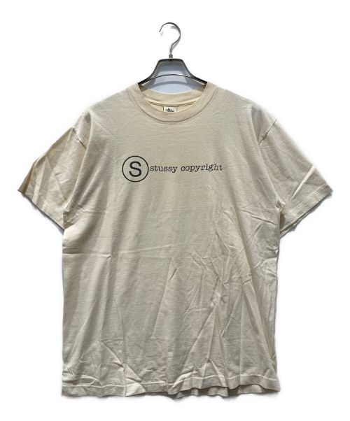 OLD STUSSY（オールドステューシー）OLD STUSSY (オールドステューシー) Tシャツ ベージュ サイズ:XLの古着・服飾アイテム