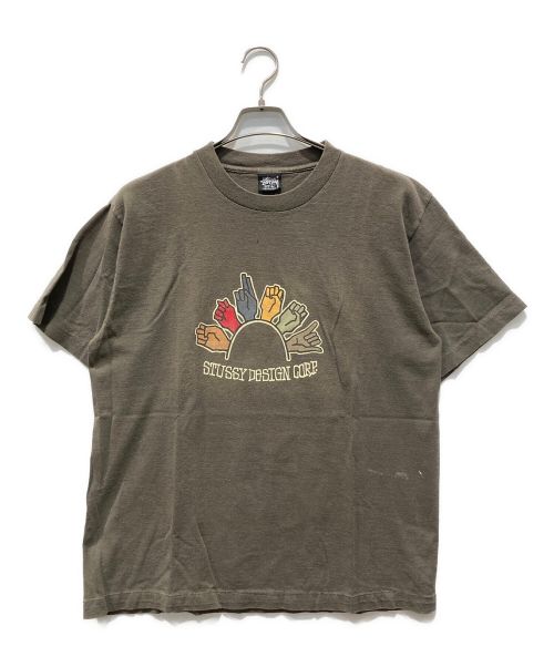 OLD STUSSY（オールドステューシー）OLD STUSSY (オールドステューシー) Tシャツ カーキ サイズ:Lの古着・服飾アイテム