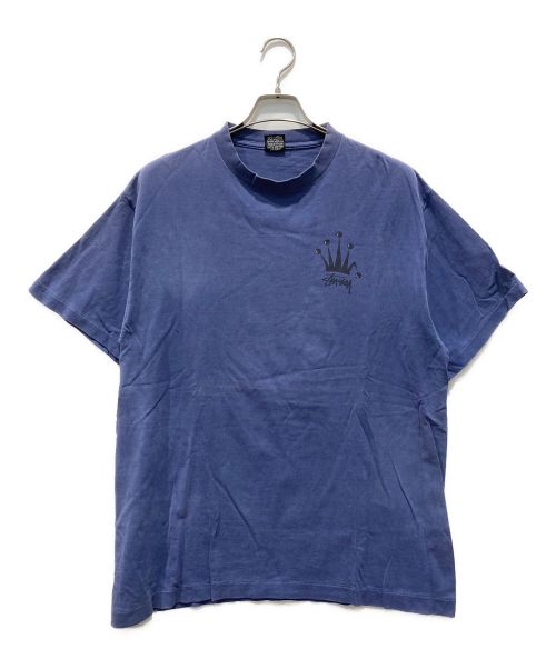 OLD STUSSY（オールドステューシー）OLD STUSSY (オールドステューシー) クラウンTシャツ ネイビー サイズ:XLの古着・服飾アイテム