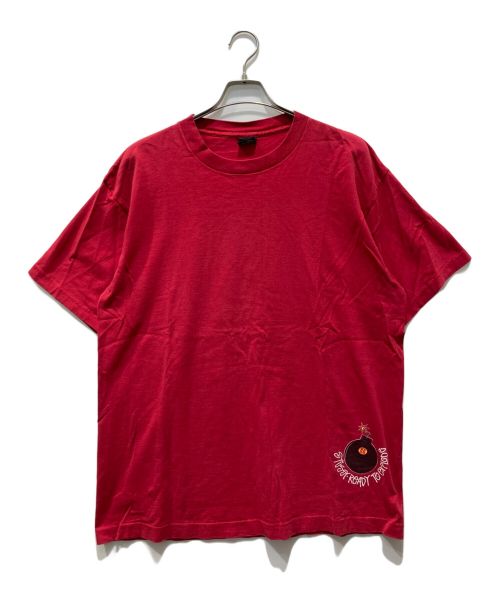 OLD STUSSY（オールドステューシー）OLD STUSSY (オールドステューシー) Tシャツ レッド サイズ:XLの古着・服飾アイテム