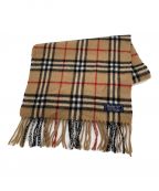 Burberry'sバーバリーズ）の古着「ノバチェックマフラー」｜ブラウン