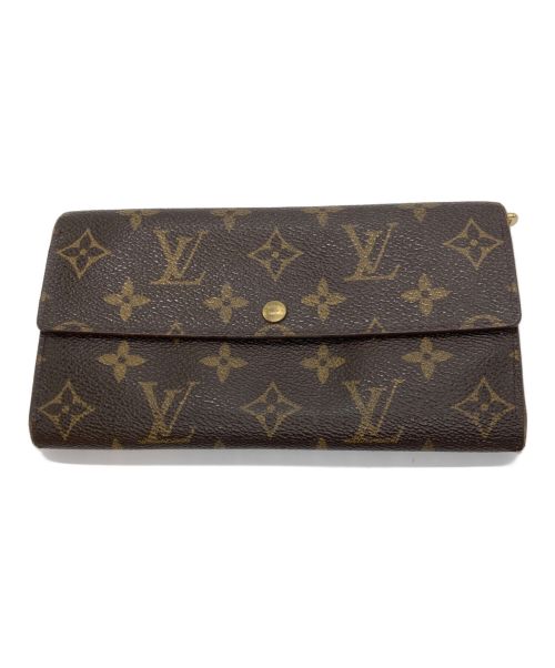 LOUIS VUITTON（ルイ ヴィトン）LOUIS VUITTON (ルイ ヴィトン) 長財布 ブラウンの古着・服飾アイテム