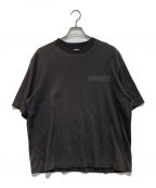 BLURHMSブラームス）の古着「ARMEE Print Tee BIG」｜グレー