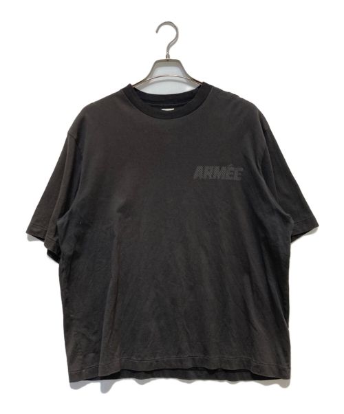 BLURHMS（ブラームス）blurhms (ブラームス) ARMEE Print Tee BIG グレー サイズ:2の古着・服飾アイテム