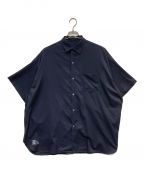 FreshServiceフレッシュサービス）の古着「COOLFIBER OPEN COLLAR S/S SHIRT」｜ネイビー