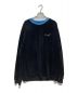 X-LARGE（エクストララージ）の古着「VELOUR L/S TEE」｜ブラック×ブルー