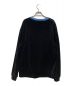 X-LARGE (エクストララージ) VELOUR L/S TEE ブラック×ブルー サイズ:XL：3980円