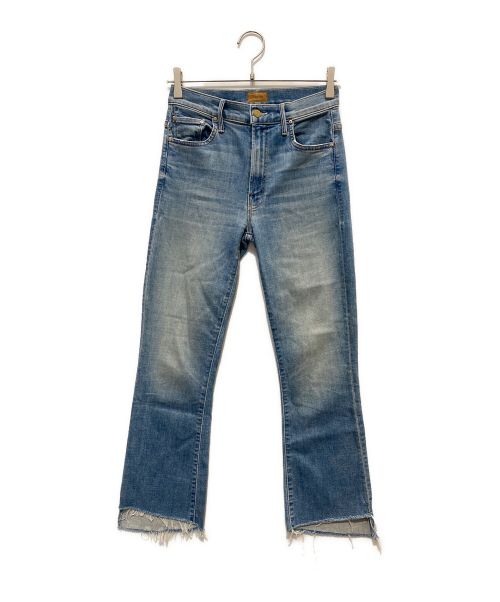 mother（マザー）mother (マザー) THE INSIDER CROP STEP FRAY DENIM インディゴ サイズ:W26の古着・服飾アイテム