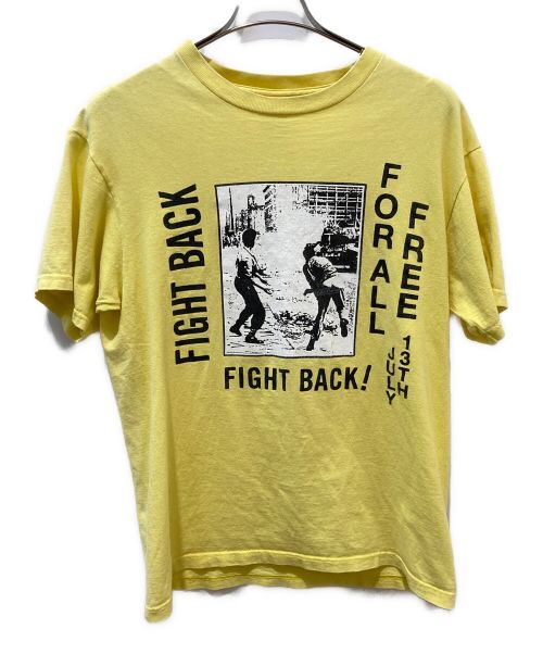 SUPREME（シュプリーム）Supreme (シュプリーム) Fight Back Tee イエロー サイズ:Mの古着・服飾アイテム