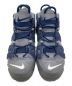 中古・古着 NIKE (ナイキ) AIR MORE UP TEMPO (GS) グレー×ネイビー サイズ:25：9000円