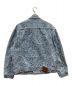 SUPREME (シュプリーム) script jacquard denim trucker jacket インディゴ サイズ:XL：30000円